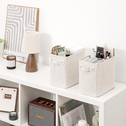 StorageWorks Narrow Storage Bins, Tall Storage Basket - Image 2