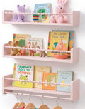 24 Inch Nursery Book Shelves for Wall by Mazjoaru
