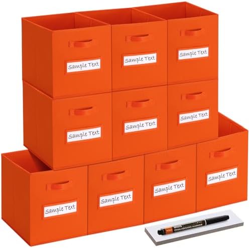 11x11 storage cube bins Foldable Fabric storage cubes by Artsdi