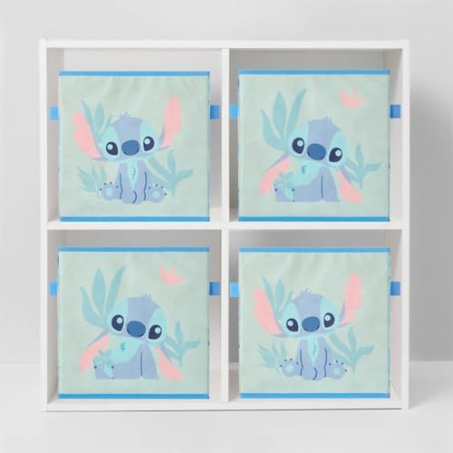 Stitch Storage Cubes Set of 2 Durable Fabric Bins - Image 7