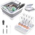 Yecuip Collapsible Baby Bottle Wash Basin w/Drying Rack & Drain Plug by Yecuip