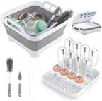 Yecuip Collapsible Baby Bottle Wash Basin w/Drying Rack & Drain Plug by Yecuip
