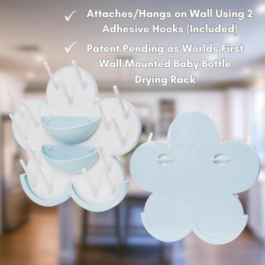 The Bottle Blossom- Wall Mounted Baby Bottle Drying Rack - Image 2