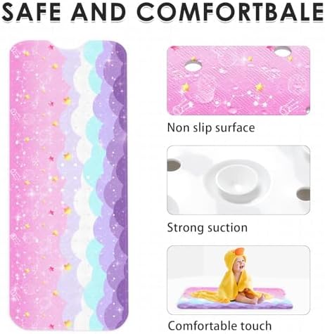 Bathtub Shower Mat 40X16 Inch, for Toddler - Image 5