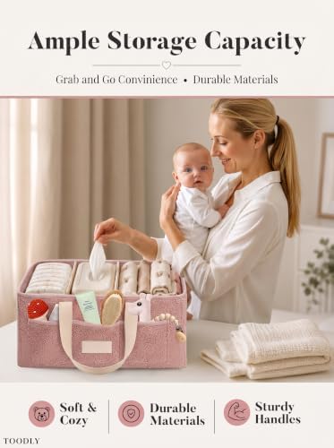 Baby Diaper Caddy Organizer - Image 2