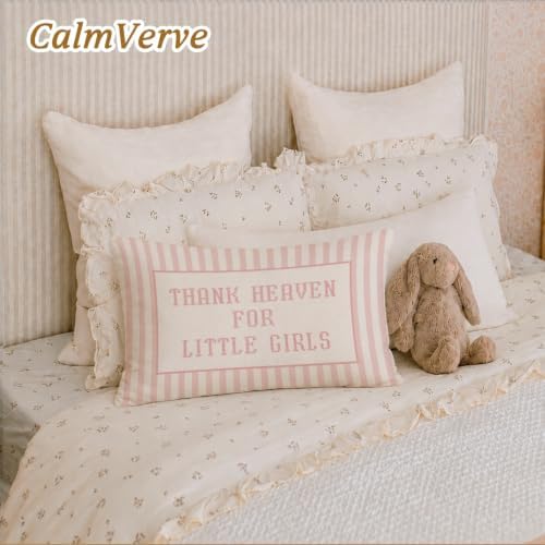 Thank Heaven for Little Girls 12x20 Pillow Cover - Image 6