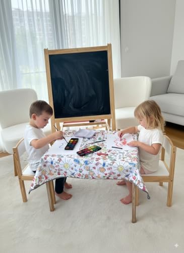 Waterproof High Chair Splat Mat – Machine Washable Floor & Table Protector - Image 6