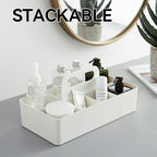 dinrgo Bath caddy for baby, Bathroom Makeup organizer Countertop - Image 4