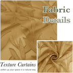 Lecloud Leia Dark Gold Sheer Valance - Image 4