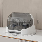 Baby Bottle Drying Rack with Transparent Lid Large Capacity Dustproof Easy to - Image 7