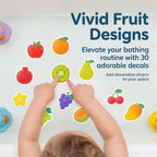 30PCS Fruit Non Slip Bathtub Stickers Waterproof Adhesive Safety Treads - Image 6