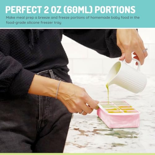 melii Silicone Baby Food Freezer Tray - Image 4