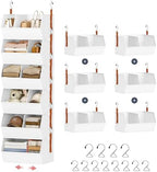 Hanging Closet Organizer Extra Large, Clothes Hanging Shelves by DiMJ