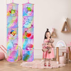 Basumee Hanging Stuffed Animals Storage, 2 Pack Mesh Plush Storage - Image 2