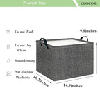 CLOCOR Rectangular Storage Bin, Waterproof Books Box, Gift Basket - Image 6