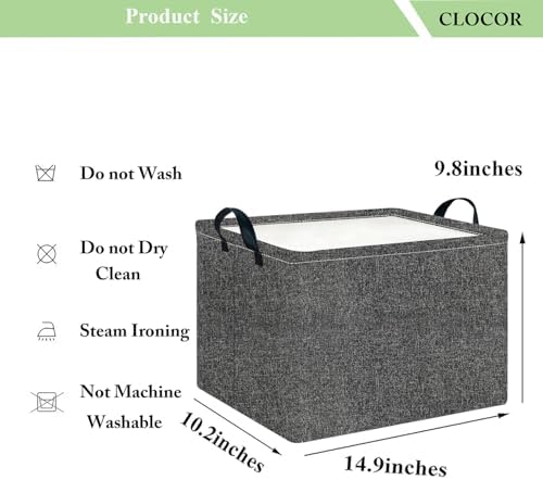 CLOCOR Rectangular Storage Bin, Waterproof Books Box, Gift Basket - Image 6