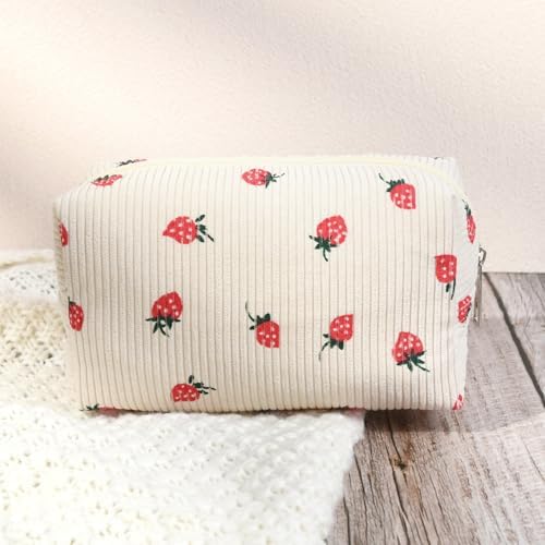 SOIDRAM 2 Pcs Cute Makeup Bag Large Cosmetic Bag Toiletry Bag Makeup Pouch - Image 6