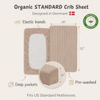 Crib Sheets, 100% Organic Cotton Muslin - Image 4