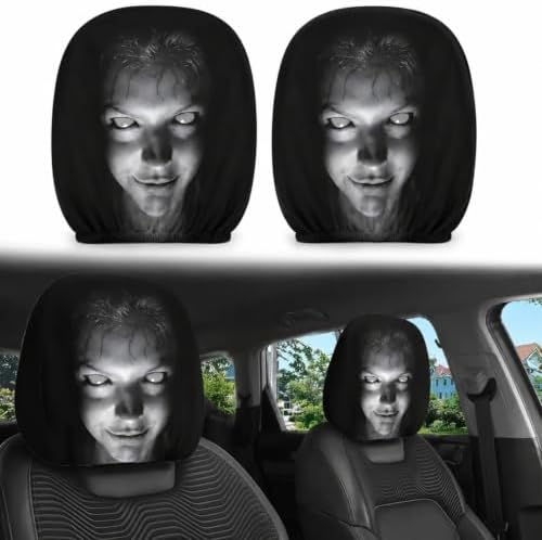 2PCS Ghost Face Headrest Covers – Scary Headrest Covers by Unknown
