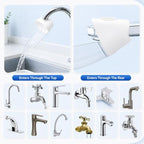 Gjinxi 2PCS Bathtub Extender Silicone Faucet Extender - Image 3