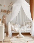 Large Bed Canopy with Star Lights, Double Layer Canopy by LittleDove