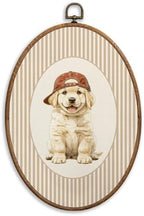 SONMYSULIL Baby Golden Retriever Nursery Wall Art Decor, Kids Room Oval Wall by Unknown