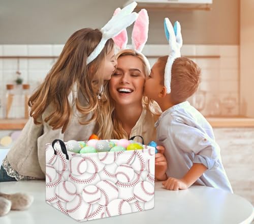Rectangular Kids Basket Baby Storage Basket Cute Toy Storage Bin Organizer - Image 5