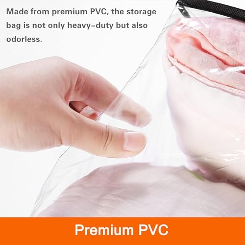 Vieshful 5 Pack Clear Clothes Storage Bags - Image 5