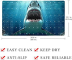 Bathtub Mat Non Slip 26.8x15.1 Inch, Underwater Shark Shower Mat - Image 4