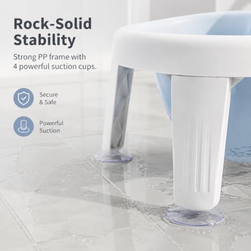 Baby Bath Seat for 6 Months and up, Non-Slip Feet, Infant Bathing Chair for - Image 4