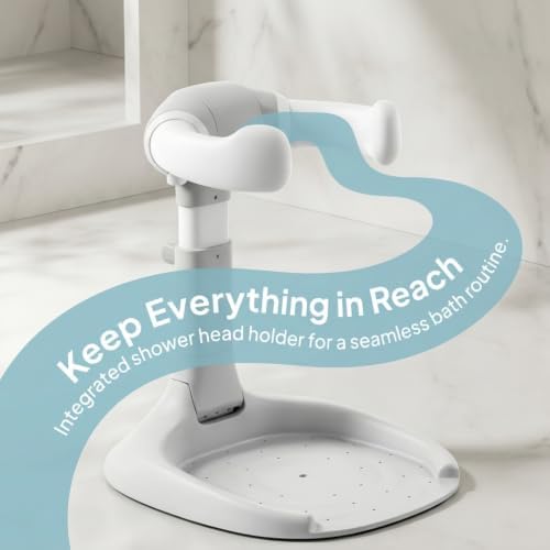 Baby Bath Stand, Adjustable Toddler Shower Support Seat - Image 5