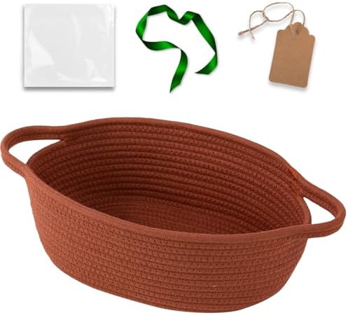 OIAHOMY Small Woven Basket by MasterofSpaceOptimization