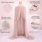 Baby Mosquitos Net Canopy, Elegant Color Home Mesh Netting, Bed Curtains - Image 5