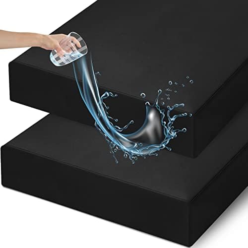 david's kids Waterproof Crib Sheets Fitted 2 Pack, Ultra Soft Breathable Crib by davidskids