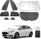 TINGLU Window Shades for Ford Focus 2014-2018 Hatchback Accessories Car Side by TINGLU