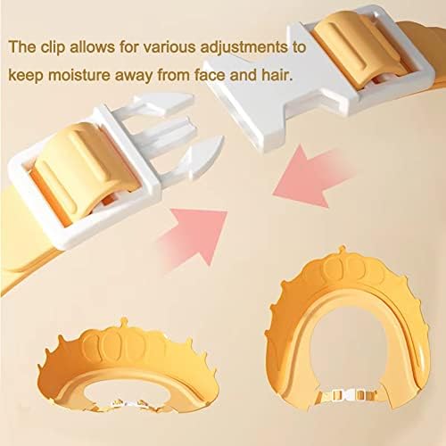PandaEar Baby Shower Cap Hair Washing Hat| 2 Pack Waterproof Adjustable - Image 4