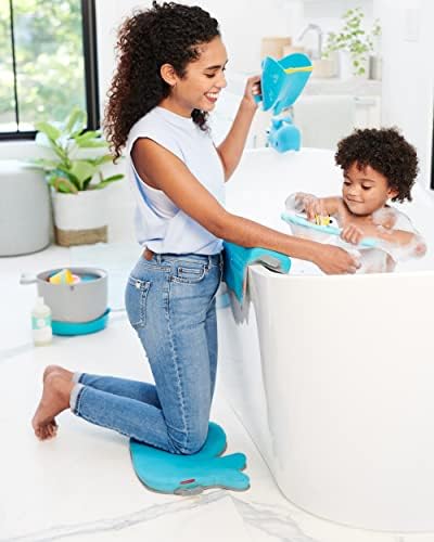 Skip Hop Baby Bath Rinse Cup MOBY Tear-Free Waterfall Rinser Blue Age 0+ - Image 6