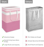 HomeHacks 2 Pack Laundry Baskets, Laundry Hampers Bags - Image 3