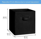 Cupic Cupid 6-Pack 11x11 Cube Storage Organizer, Collapsible Bins - Image 3