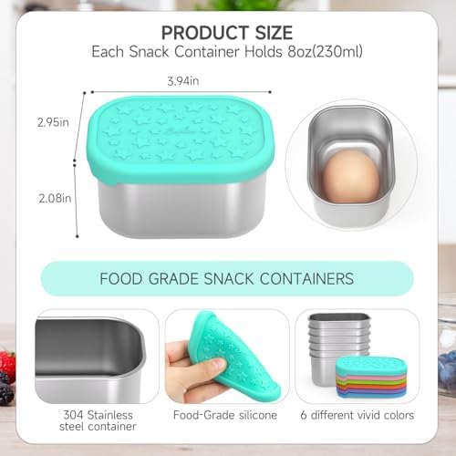 SOPHICO 8oz Kids Snack Containers - Image 2