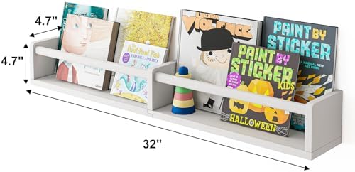 Fixwal Floating Nursery Book Shelves - Image 3