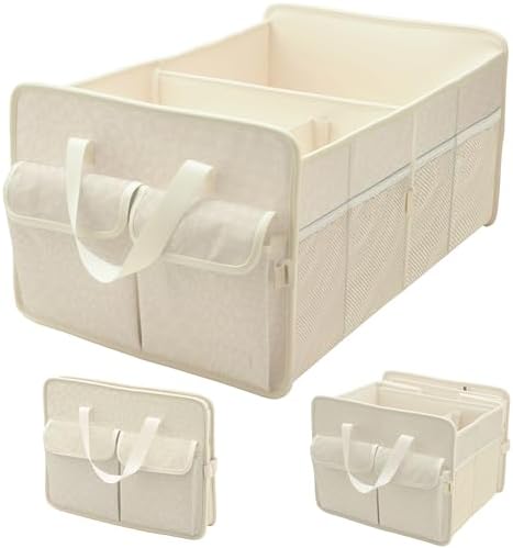 SIBOFUEGO Sturdy Car Trunk Organizer – Large Capacity Trunk Organizer by SIBOFUEGO