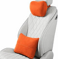 2 PCS Car Pillow for Driving Seat Soft Suede Headrest Neck & Lumbar Support by GoodpillowBetterdriver