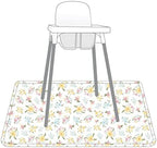 BapronBaby Pastel Floral Waterproof Splash Mat Catch All Floor Cover - Image 3