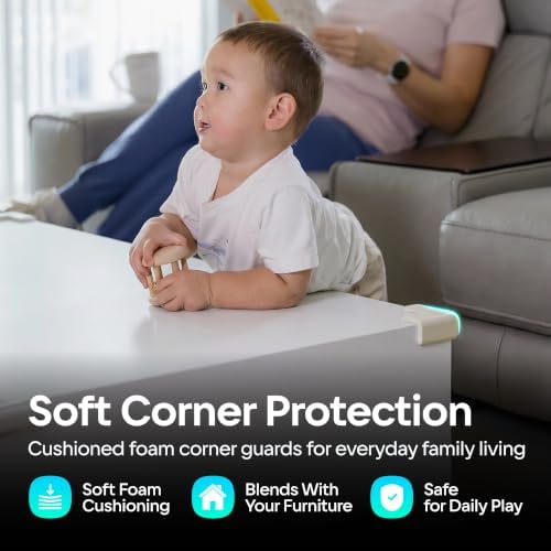 Komfortology 12-Pack Baby Proofing Corner Protectors - Image 2