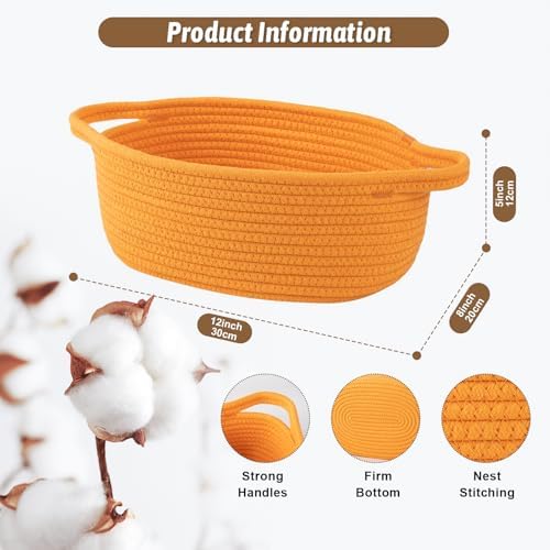 OIAHOMY Small Woven Basket - Image 3