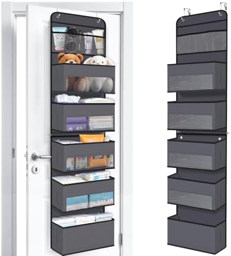 Over The Door Organizer Storage behind Door Hanging Organizer by WiseLife