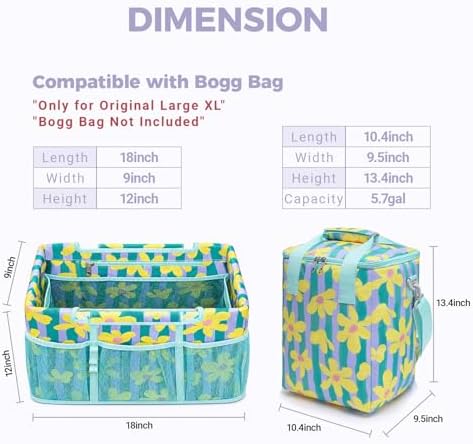 Nyton Organizer Insert for Original Large Bogg Bag Cover Beach Liner for XL - Image 2