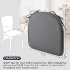 TushGuard Chair Cushions, 4 Pack Memory Foam Chair Pads - Image 5