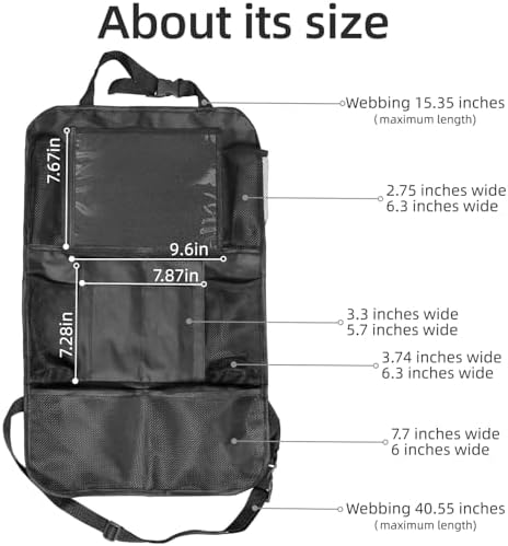 Back Seat Car Organizer, Car Organizers Bag - Image 5